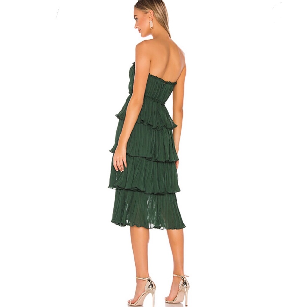 Alex Lovers+friends pleated midi dress strapless - Picture 3 of 3